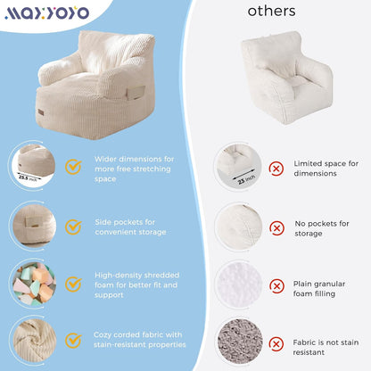 Cozyduty Comfy Kids Bean Bag Chair